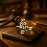 Anello con motivo di cane