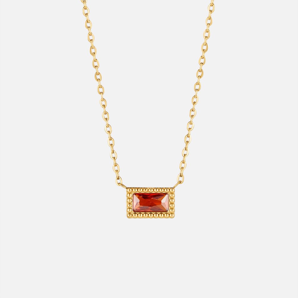 Collana con pietra del mese