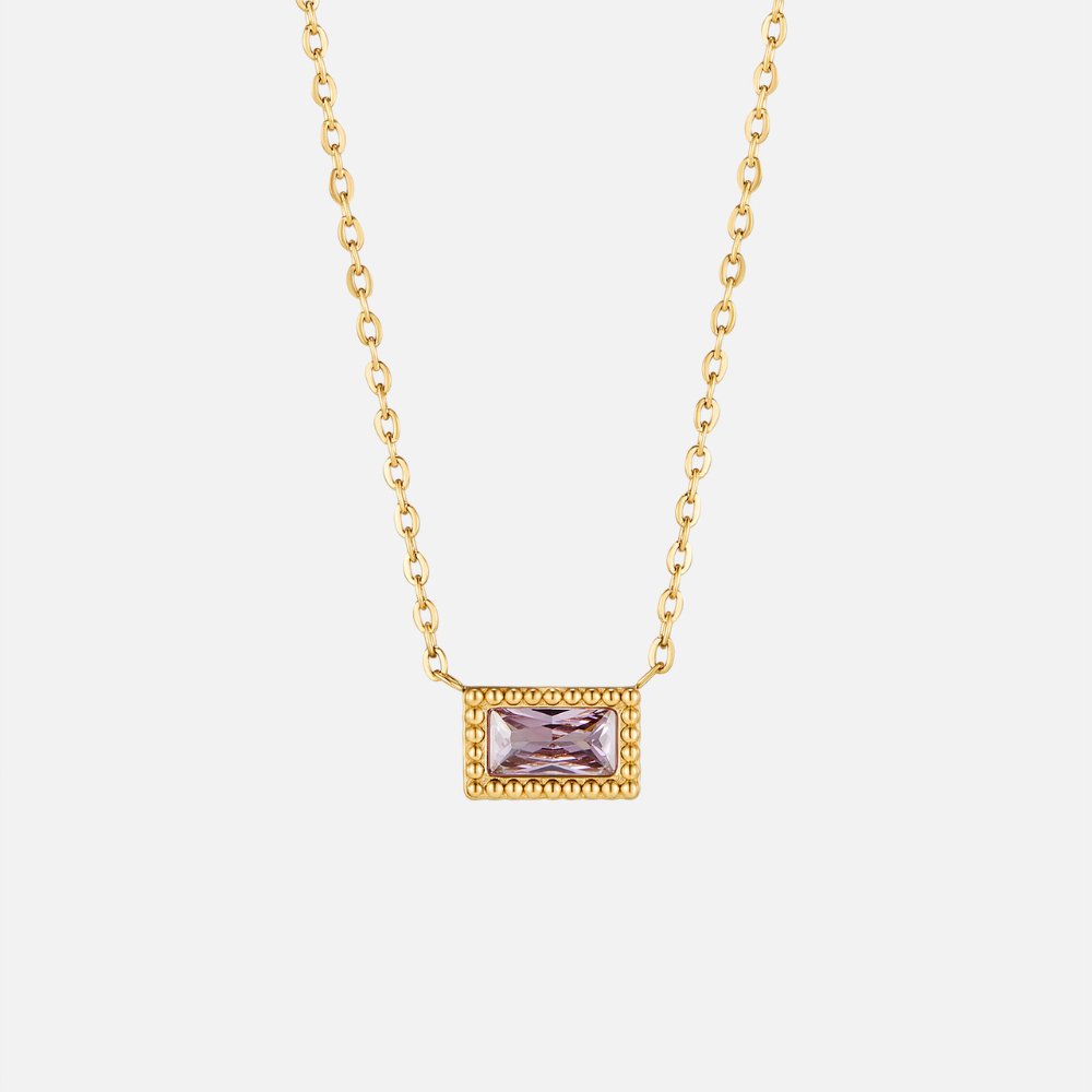 Collana con pietra del mese
