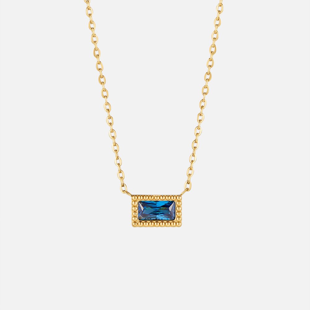 Collana con pietra del mese