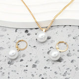 Set di Collana Elegante e Raffinata con Perle