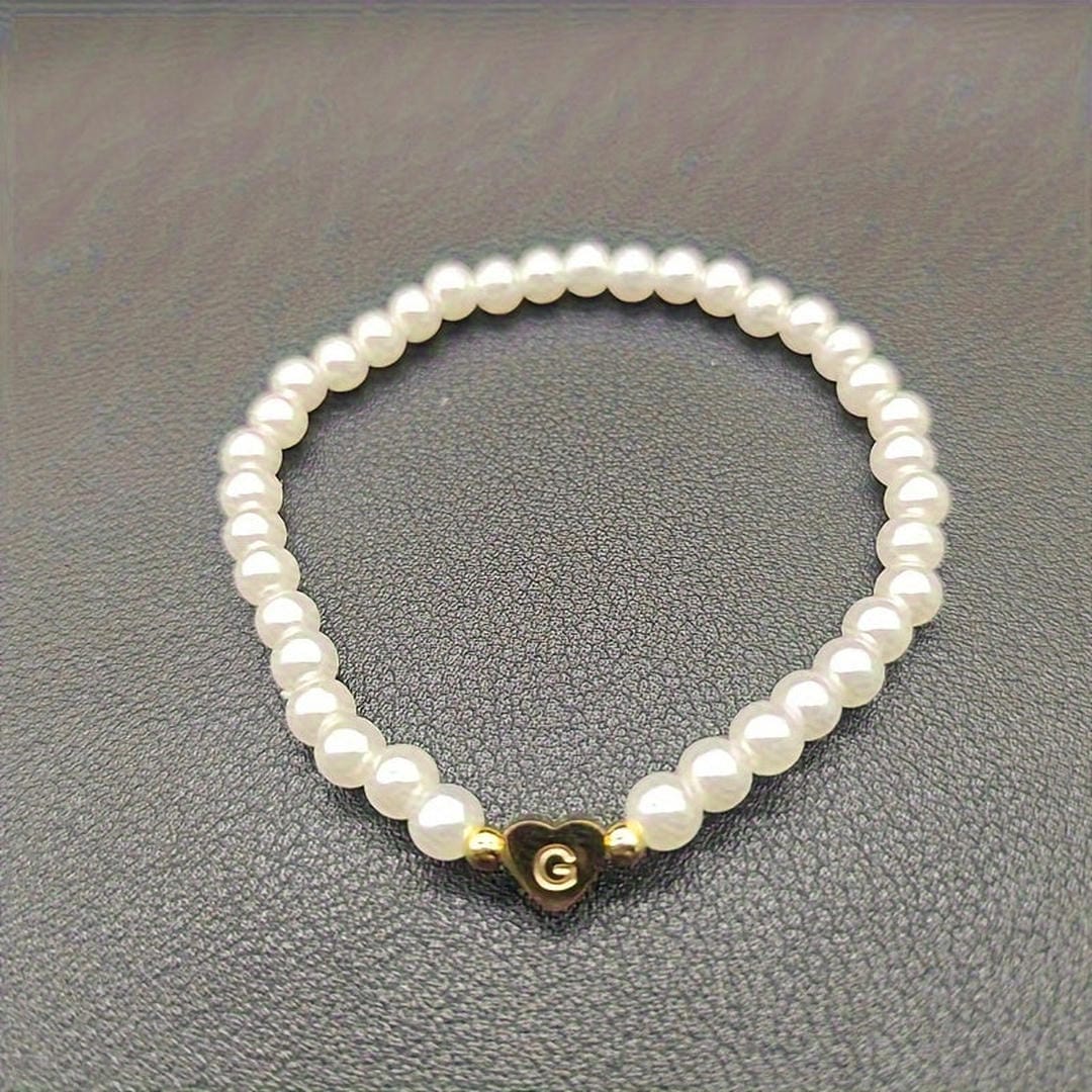 Bracciale con Perle A-Z