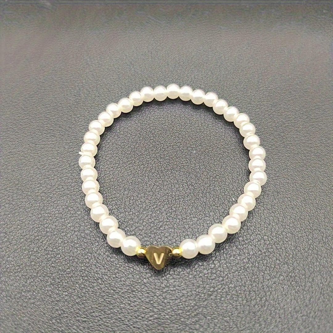 Bracciale con Perle A-Z