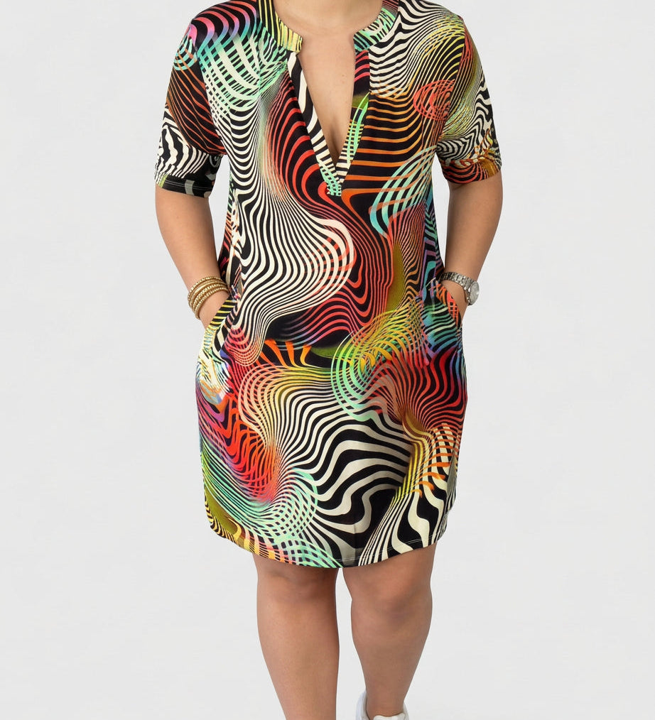Niamh | Sofisticado vestido con cuello en V