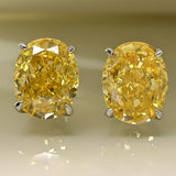 Orecchini Eterni in Oro Bianco con Zirconia