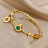 Elore™ - Bracciale con smeraldo