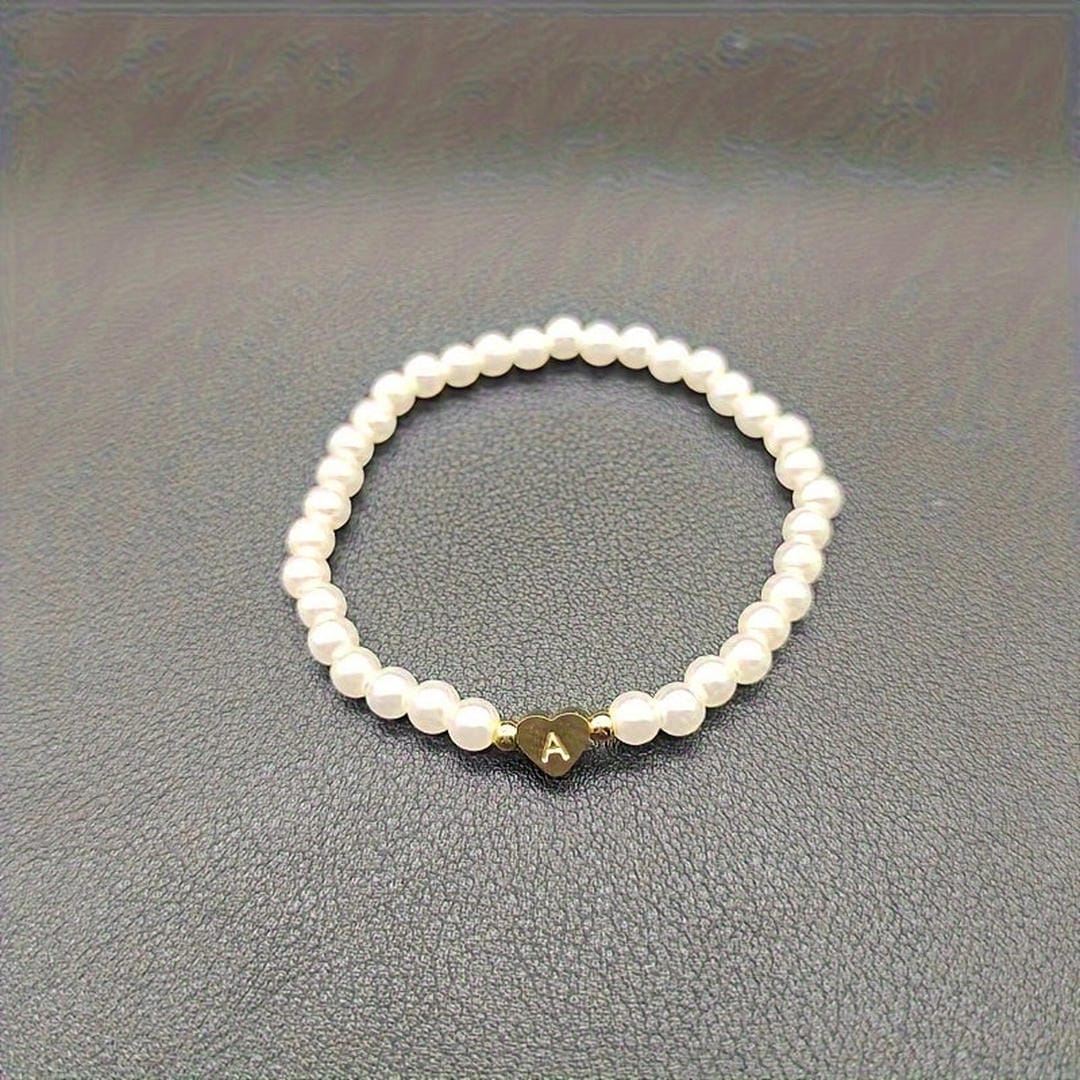 Bracciale con Perle A-Z