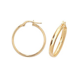 Orecchini a cerchio in oro Radiant Store