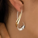Orecchini Twist Oro Luxe Sofisticati