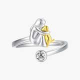 Anello con motivo di cane