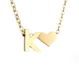 Collana in Oro con Amore e Lettera