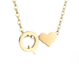 Collana in Oro con Amore e Lettera
