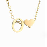 Collana in Oro con Amore e Lettera