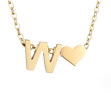 Collana in Oro con Amore e Lettera
