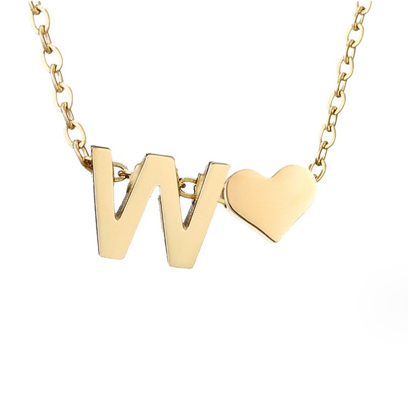 Collana in Oro con Amore e Lettera