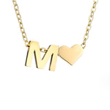 Collana in Oro con Amore e Lettera