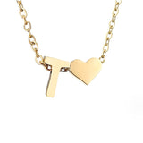Collana in Oro con Amore e Lettera