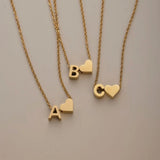 Collana in Oro con Amore e Lettera