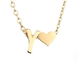 Collana in Oro con Amore e Lettera