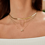 Collana in Oro con Amore e Lettera