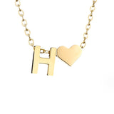 Collana in Oro con Amore e Lettera