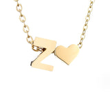Collana in Oro con Amore e Lettera