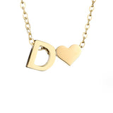 Collana in Oro con Amore e Lettera