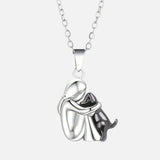 Collana con Ciondolo Abbraccio