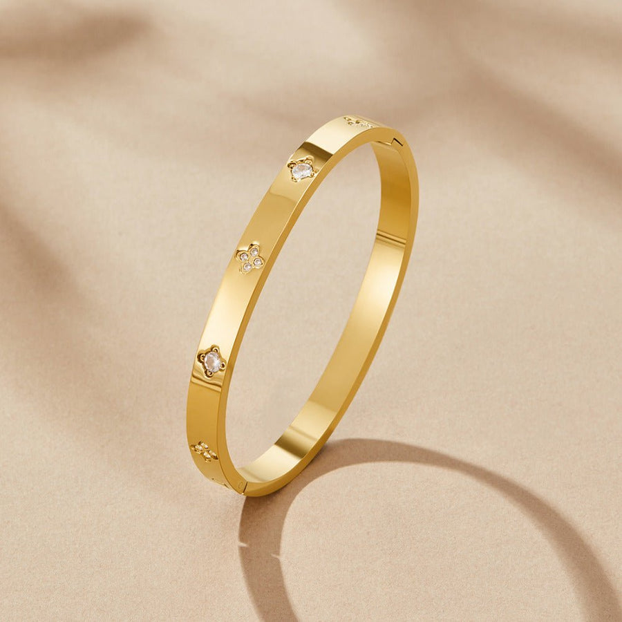 Pulsera Trébol de Oro