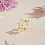 Anello in Foglia d'Oro
