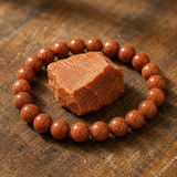 Bracciale in Goldstone per Ambizione, Motivazione & Energia Positiva