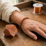 Bracciale in Goldstone per Ambizione, Motivazione & Energia Positiva