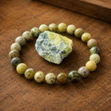 Bracciale in Giada Gialla per Ottimismo, Energia e Protezione