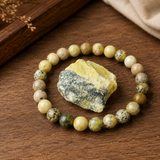 Bracciale in Giada Gialla per Ottimismo, Energia e Protezione