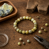 Bracciale in Giada Gialla per Ottimismo, Energia e Protezione