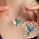 Bellissima Collana a Colibrì con Orecchini Bonus – Offerta a Tempo Limitato