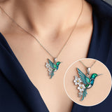 Bellissima Collana a Colibrì con Orecchini Bonus – Offerta a Tempo Limitato