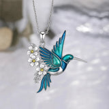 Bellissima Collana a Colibrì con Orecchini Bonus – Offerta a Tempo Limitato