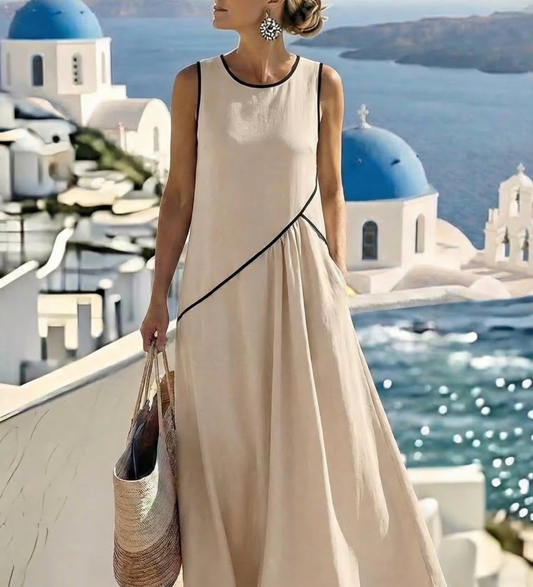 Lotte™ Vestito Estivo a Righe