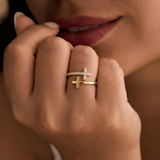 Serena™ - Anello Incrociato Intrecciato