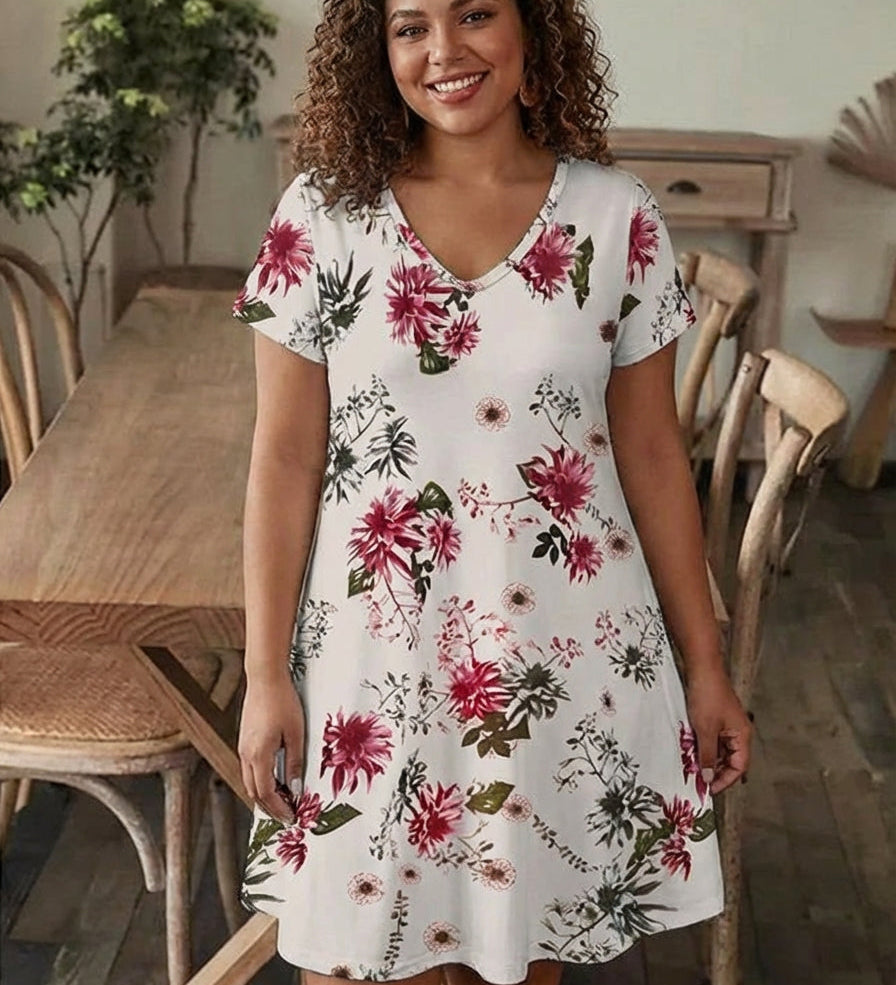 Colette - Vestido Estampado de Flores