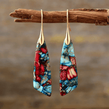 Nicoletta™ - Orecchini Retrò con Gemme Multicolor
