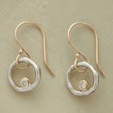 Orecchini vintage in oro e argento