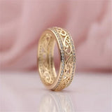 Anello Vuoto Lucido in Oro | Oro