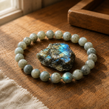 Bracciale in Labradorite per Intuizione, Trasformazione e Protezione