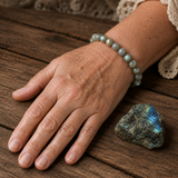 Bracciale in Labradorite per Intuizione, Trasformazione e Protezione