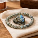 Bracciale in Labradorite per Intuizione, Trasformazione e Protezione