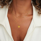 Collana con Disco Stratificato