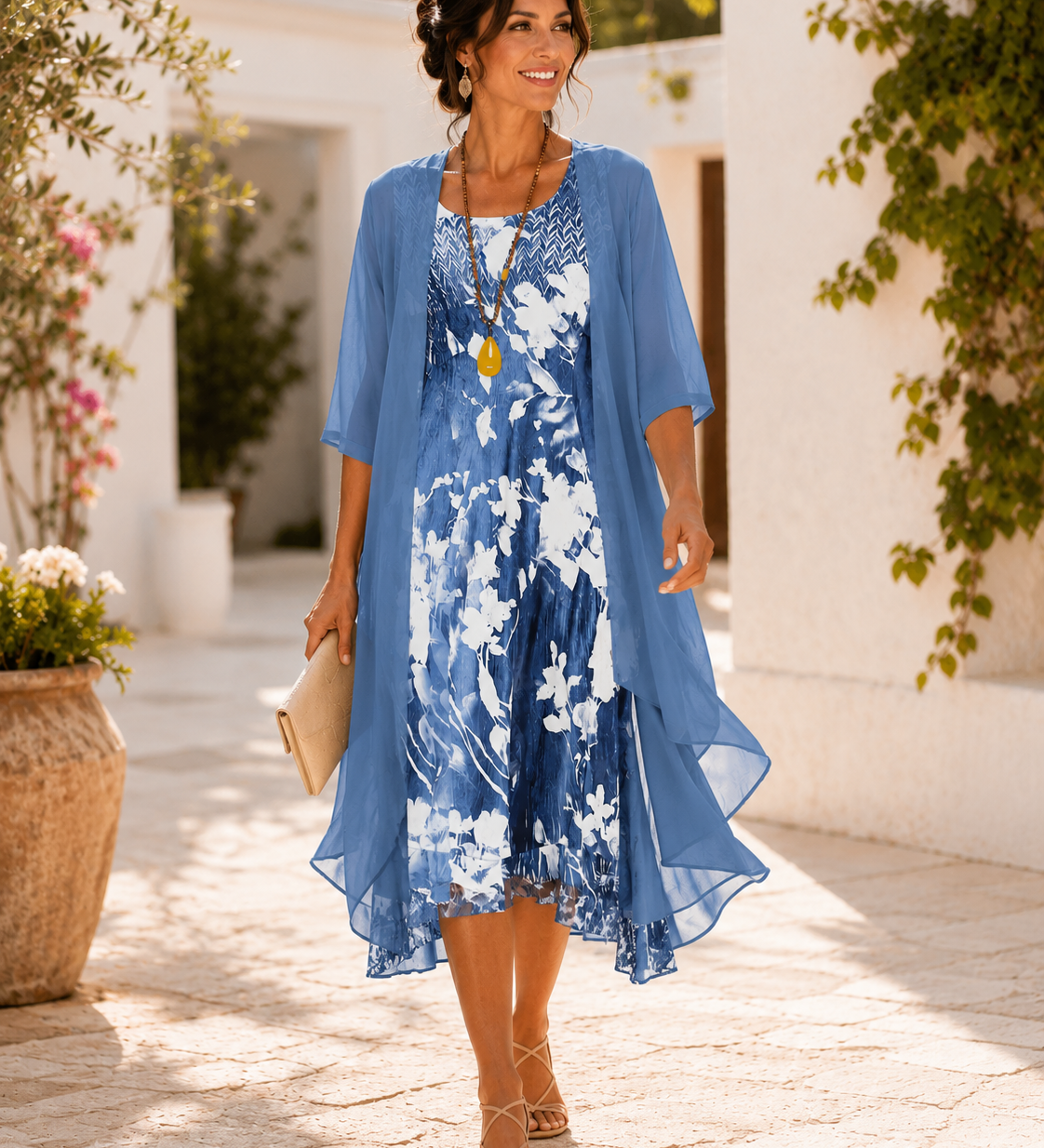 Celestra™ - Vestido Ligero de Dos Capas para Mujer