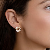 Orecchini Emilia Fiori in oro